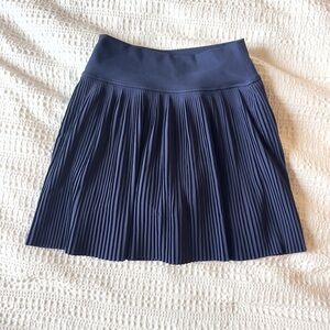YOGALICIOUS Navy Pleated Skirt